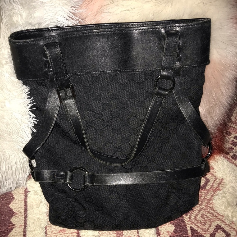 Vintage Black Gucci Bag